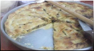 Tasting Aubergine Pie Μελιτζανόπιτα